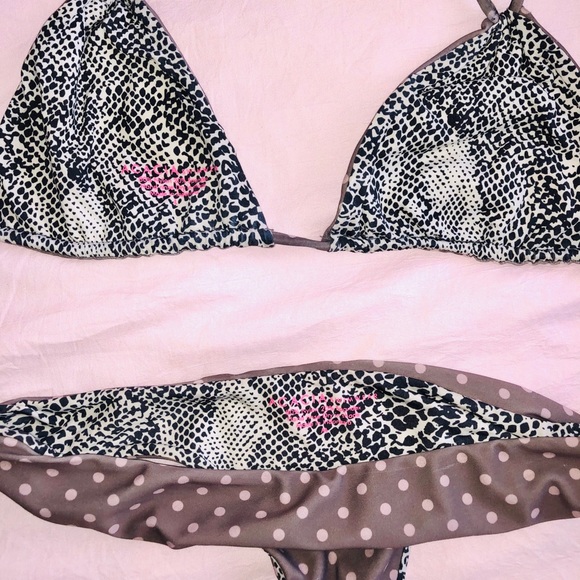 Acacia Swimwear Puka/Reversible Snake Set - Picture 2 of 4